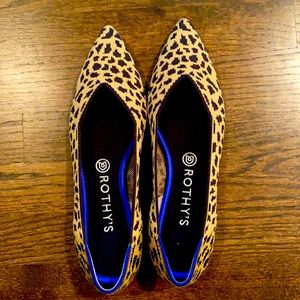 Never worn Animal Print Rothy’s